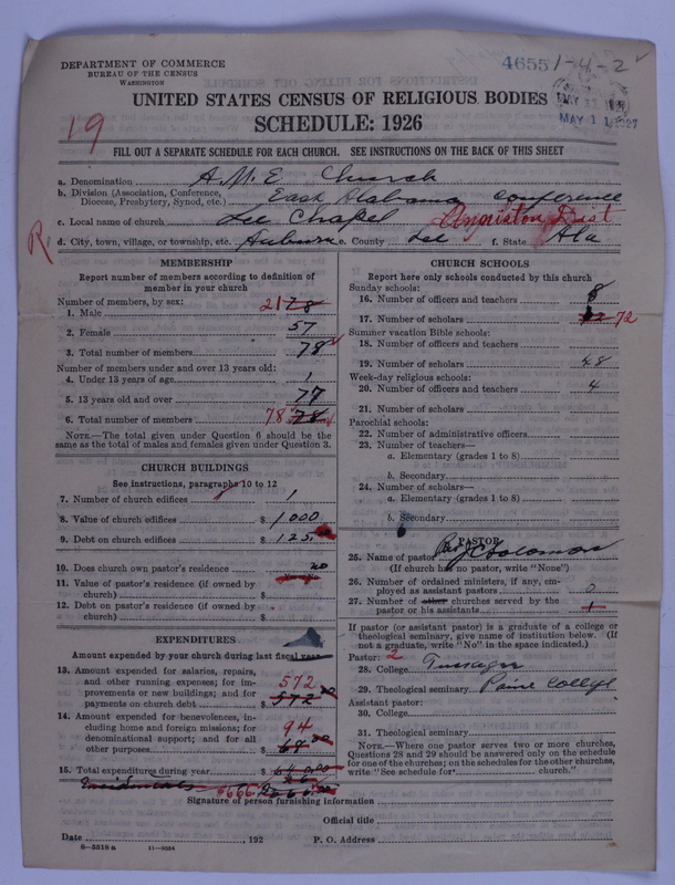 Scan of African Methodist Episcopal Church: 4655