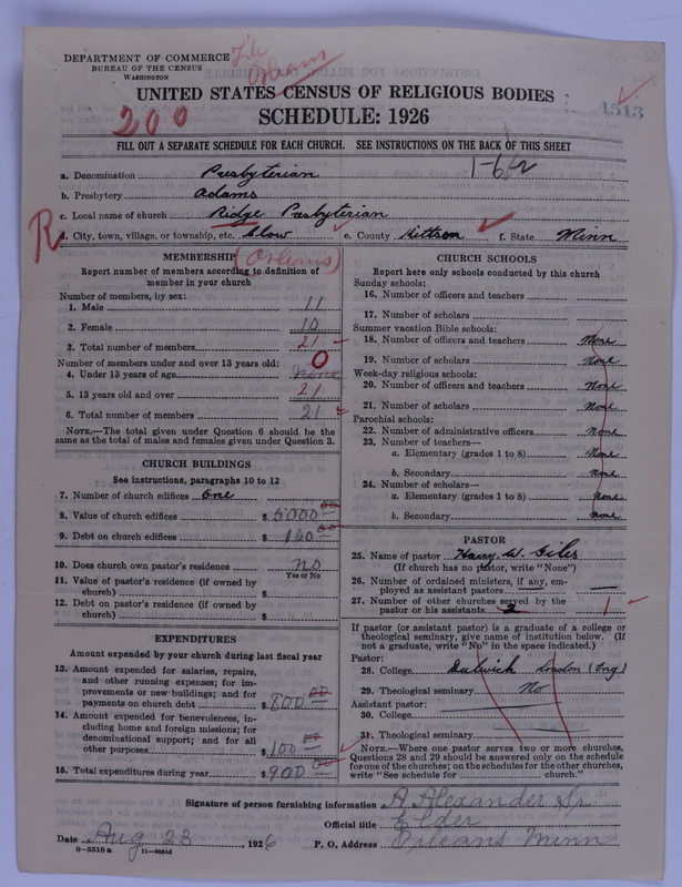 Scan of Presbyterian Church in the United States of America: 4513