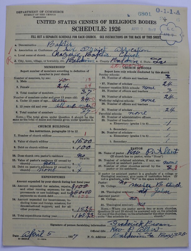 Scan of Negro Baptists: 6801