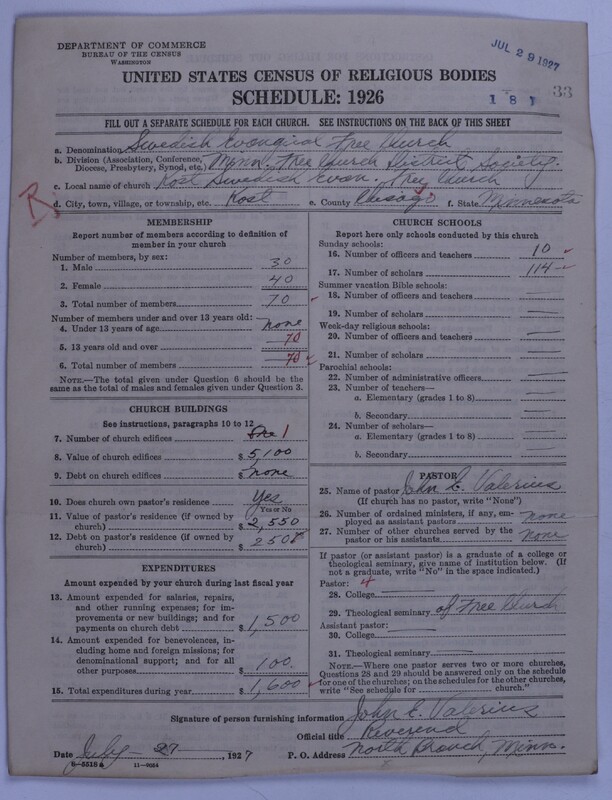 Scan of Swedish Evangelical Free Church of the United States of America: 33