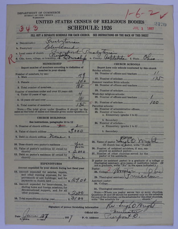 Scan of Presbyterian Church in the United States of America: 2470