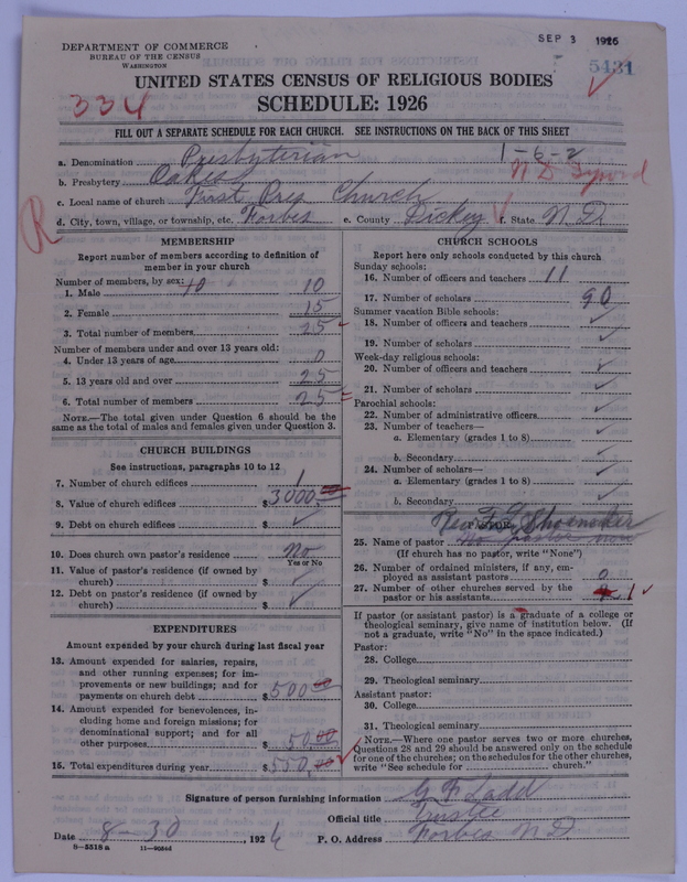 Scan of Presbyterian Church in the United States of America: 5431