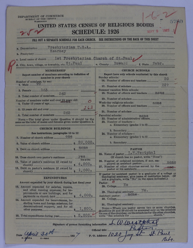 Scan of Presbyterian Church in the United States of America: 5780