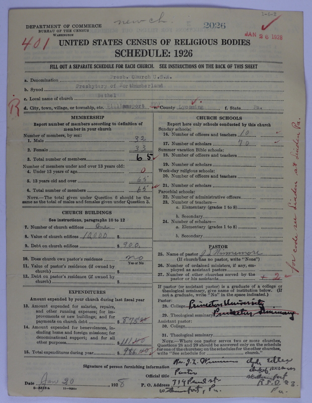 Scan of Presbyterian Church in the United States of America: 2026