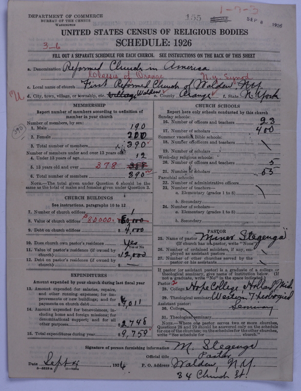 Scan of Reformed Church in America: 155