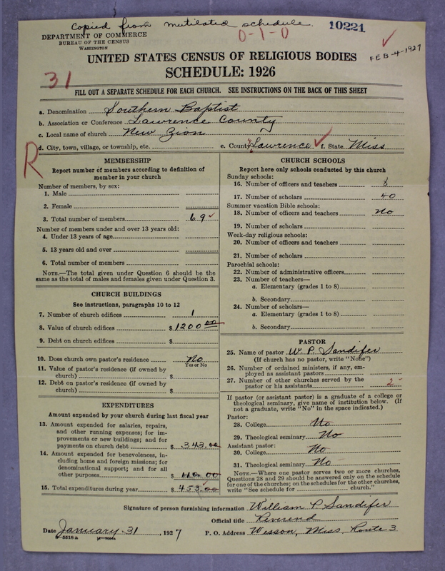 Scan of Southern Baptist Convention: 10221
