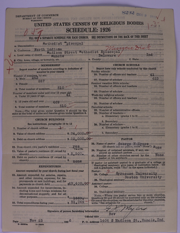 Scan of Methodist Episcopal Church: 8292