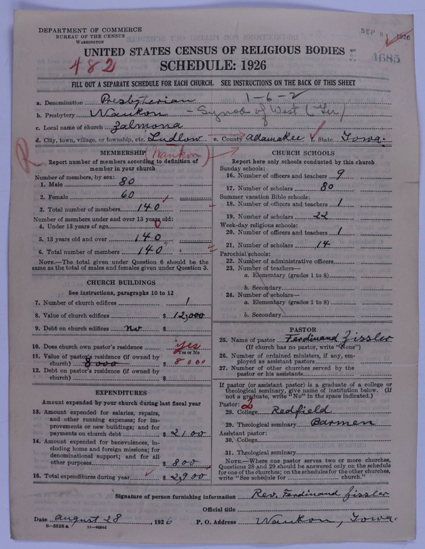 Scan of Presbyterian Church in the United States of America: 4685