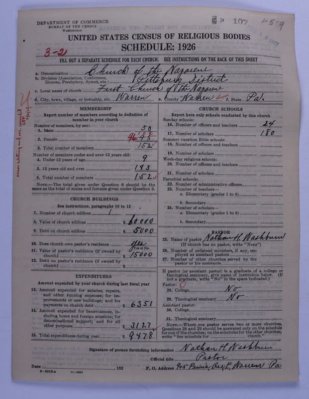 Scan of Church of the Nazarene: 107