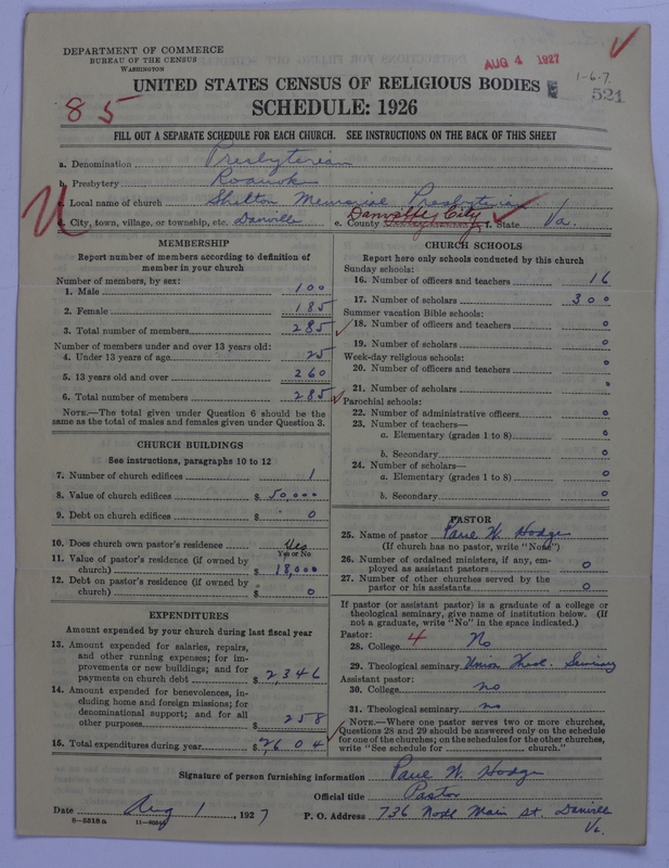 Scan of Presbyterian Church in the United States: 521