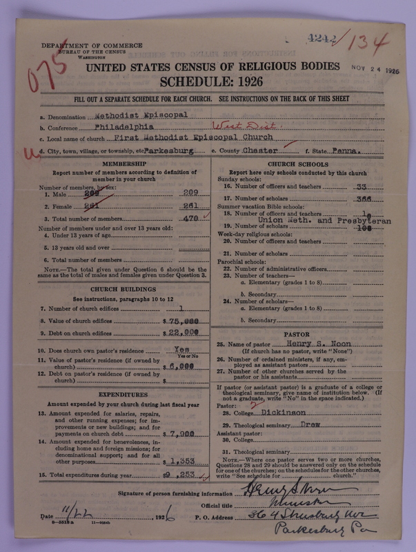 Scan of Methodist Episcopal Church: 4242