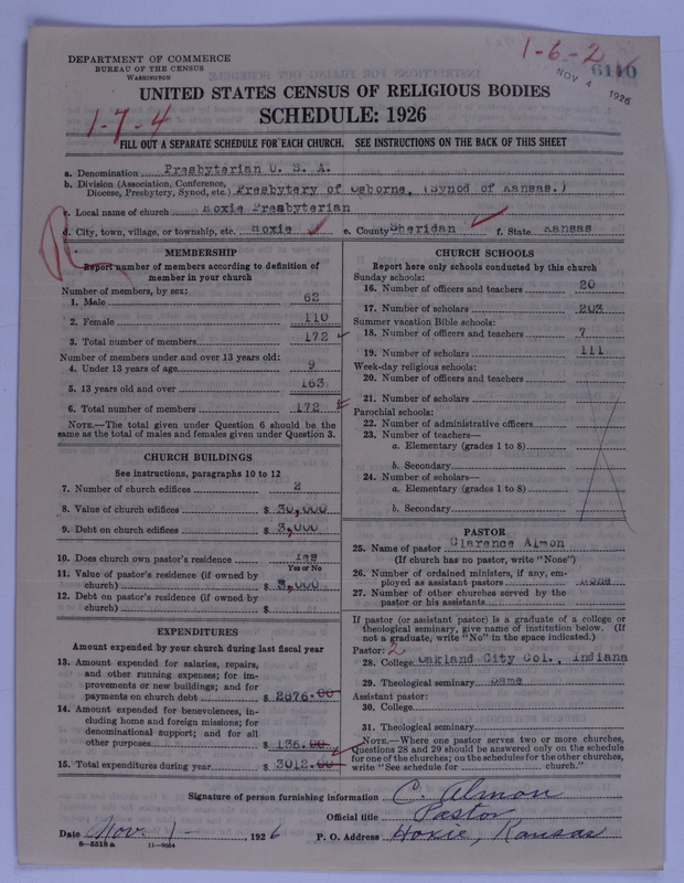 Scan of Presbyterian Church in the United States of America: 6110