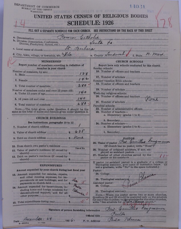 Scan of Roman Catholic Church: 14031