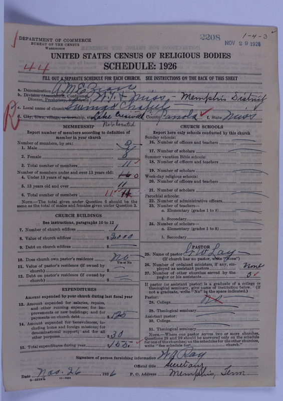 Scan of African Methodist Episcopal Zion Church: 2208