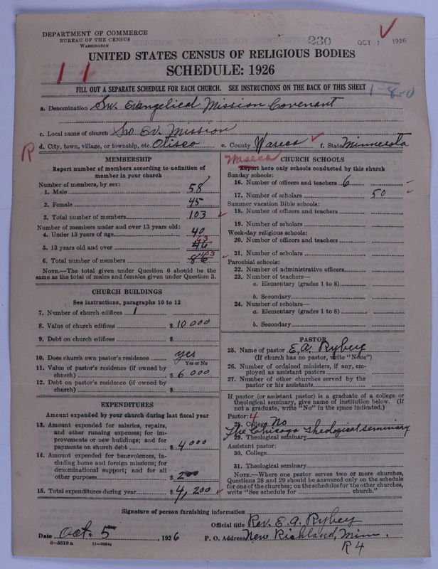 Scan of Swedish Evangelical Mission Covenant of America: 230