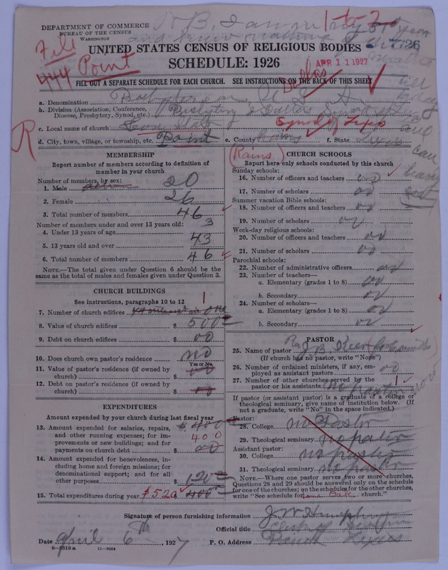 Scan of Presbyterian Church in the United States of America: 7726