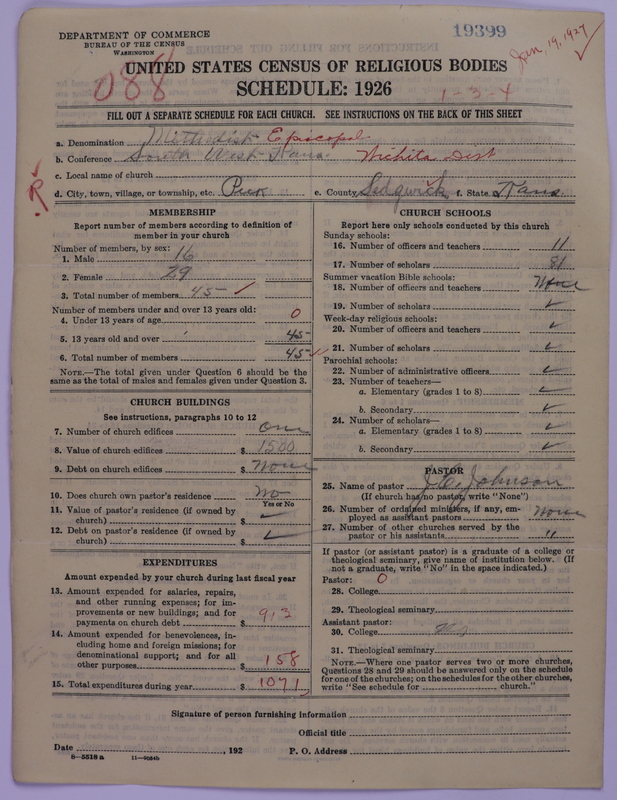 Scan of Methodist Episcopal Church: 19399